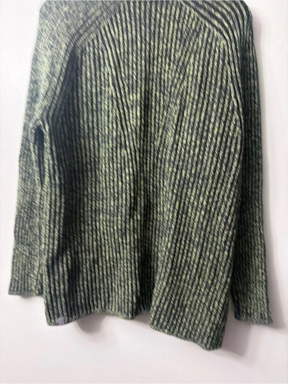 Lululemon cotton-cashmere blend sweater chunky ribbed knit cardigan jacket 8